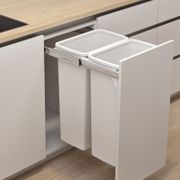 Hideaway Compact 2 x 40L Buckets | Door Pull gallery detail image