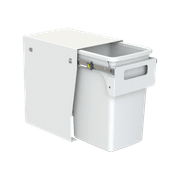 Compact Floor Mount 1 x 20L | Handle Pull | White gallery detail image
