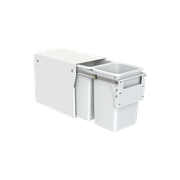 Compact Floor Mount 2 x 20L |  Door Pull | White gallery detail image