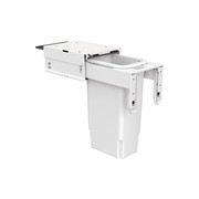 Concelo Laundry Basket 1 x 35L | Door Pull | White gallery detail image