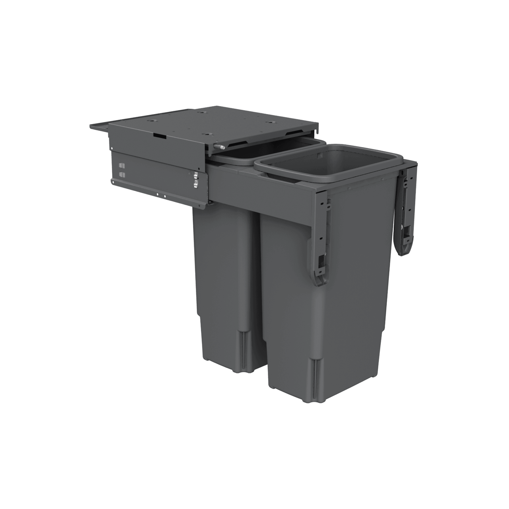 Concelo Waste Bin 2 x 35L Buckets | Door Pull gallery detail image