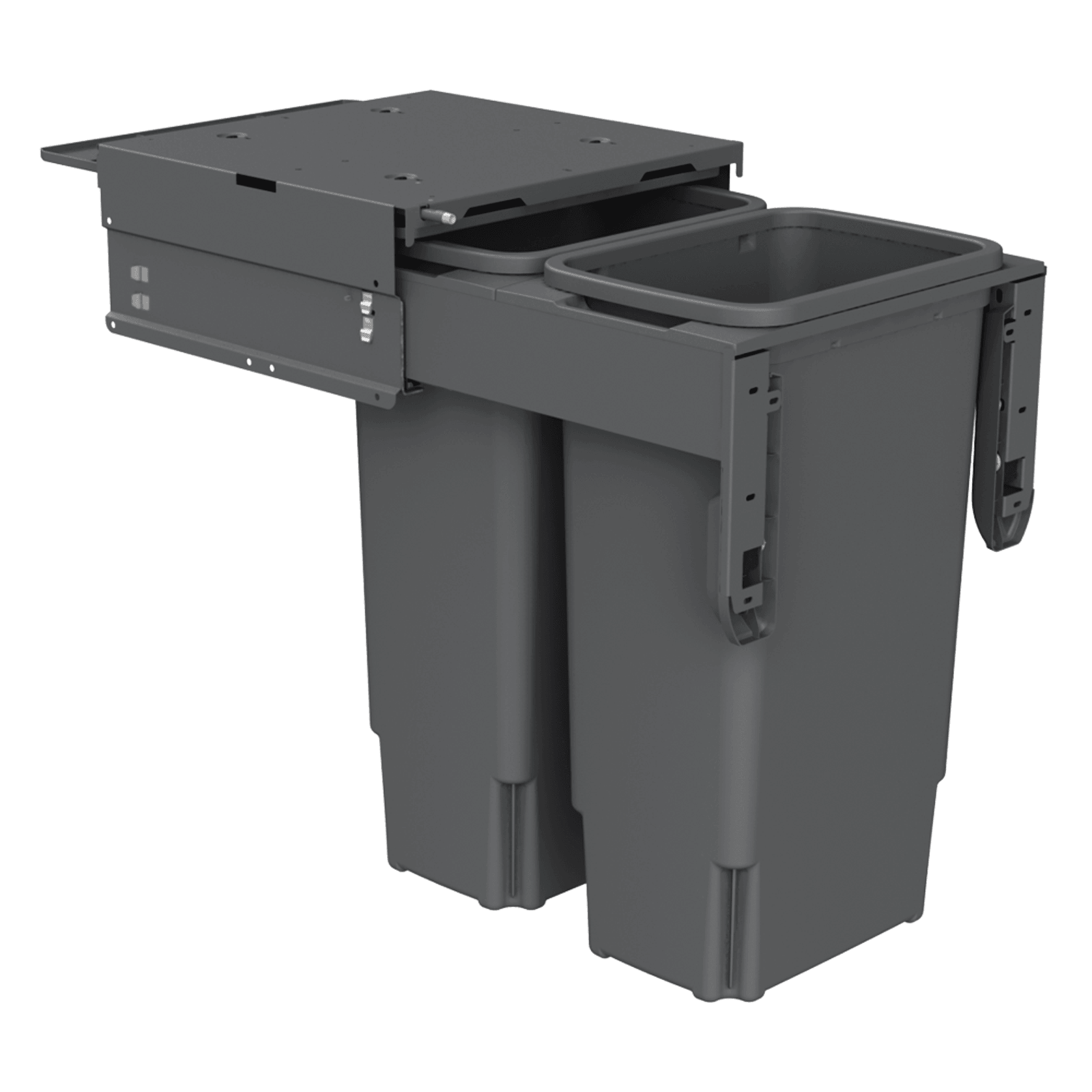 Concelo Waste Bin 2 x 35L Buckets | Door Pull gallery detail image