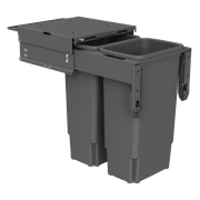 Concelo Waste Bin 2 x 35L Buckets | Door Pull gallery detail image