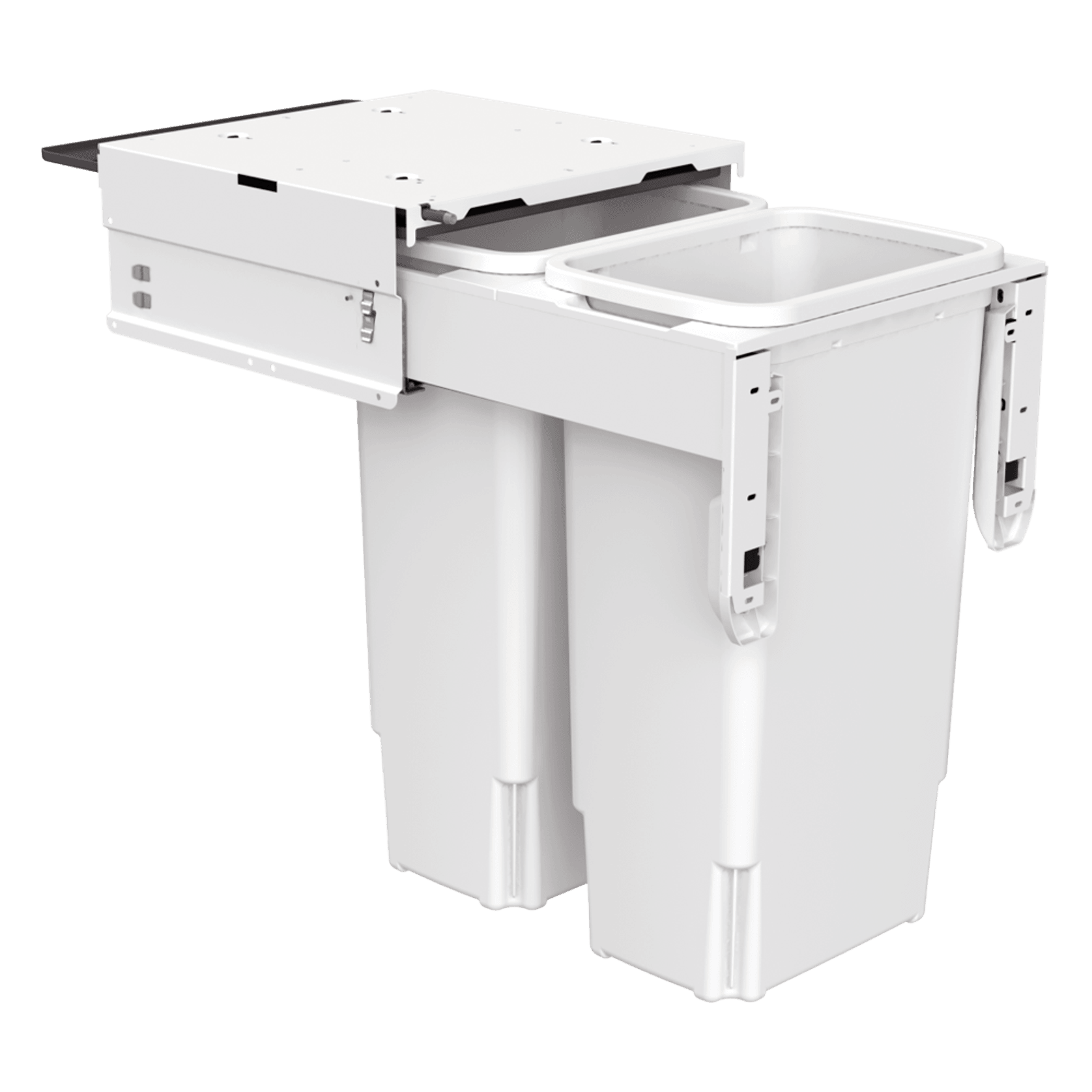 Concelo Waste Bin 2 x 35L Buckets | Door Pull gallery detail image