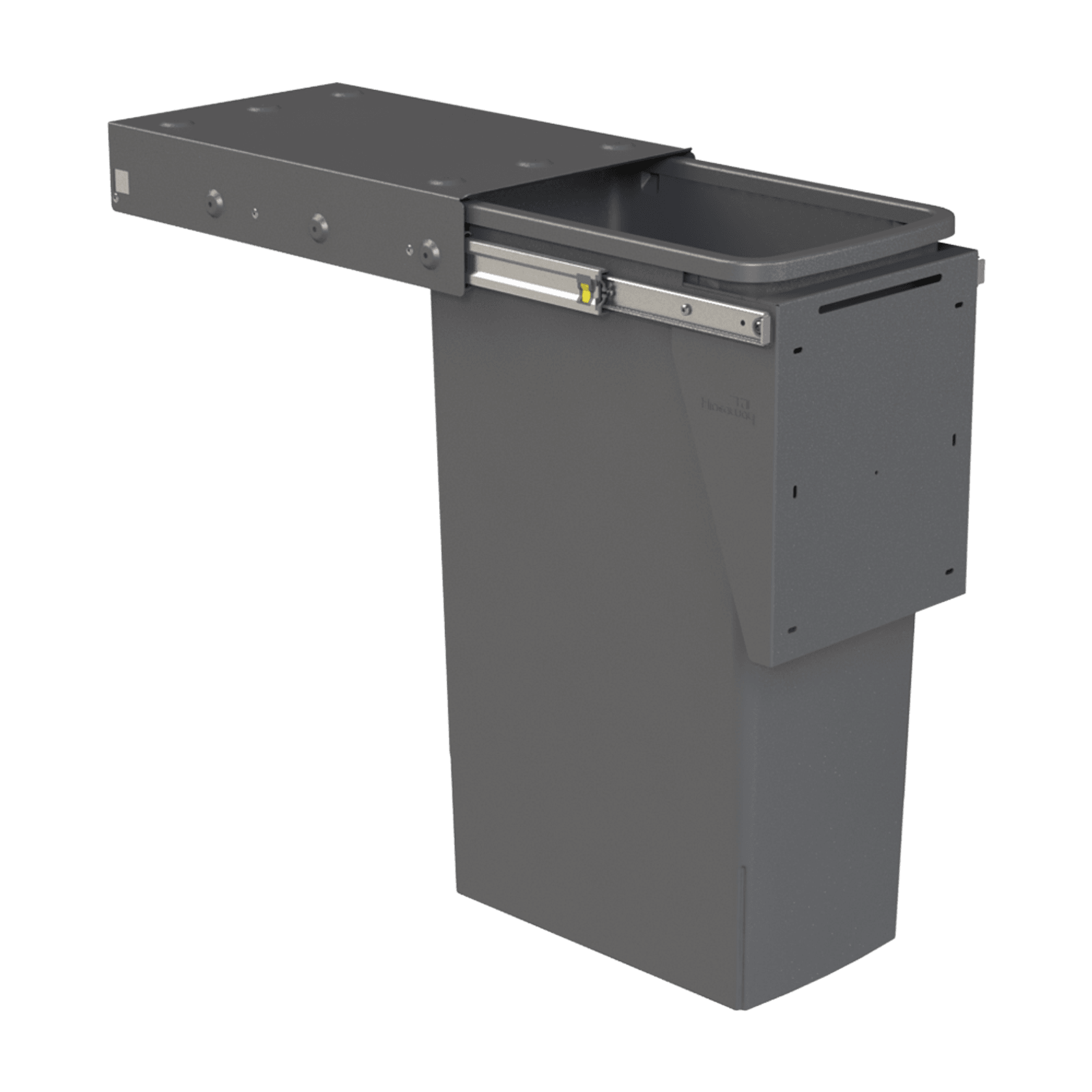 Hideaway Compact Bin 1 x 40L Bucket | Door Pull gallery detail image