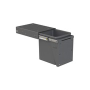 Hideaway Compact 1 x 15L Bucket | Door Pull | Cinder gallery detail image