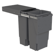 Hideaway Compact Bins 2 x 35L Buckets | Door Pull gallery detail image