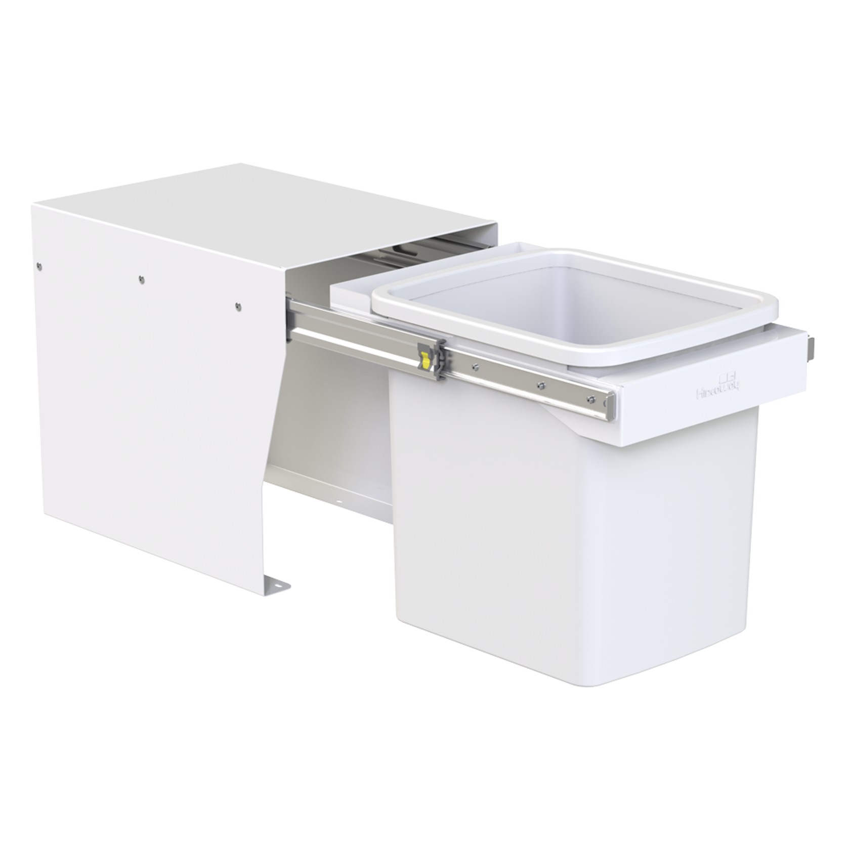 Compact Floor Mount Bin 1 x 15L | Handle Pull gallery detail image