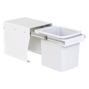 Compact Floor Mount Bin 1 x 15L | Handle Pull gallery detail image