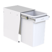 Compact Floor Mount 1 x 20L | Handle Pull | White gallery detail image