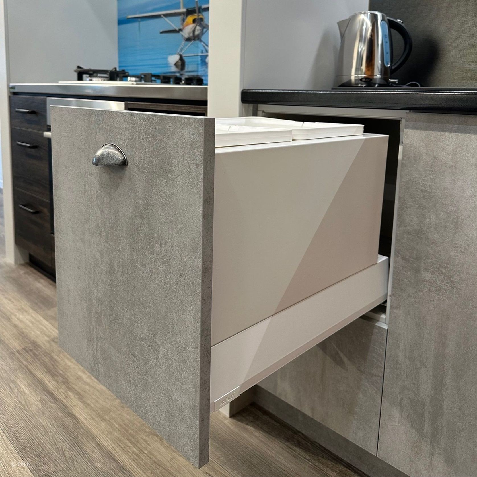 Tanova FLEX Kitchen Bin Solution For Slimline Drawers gallery detail image