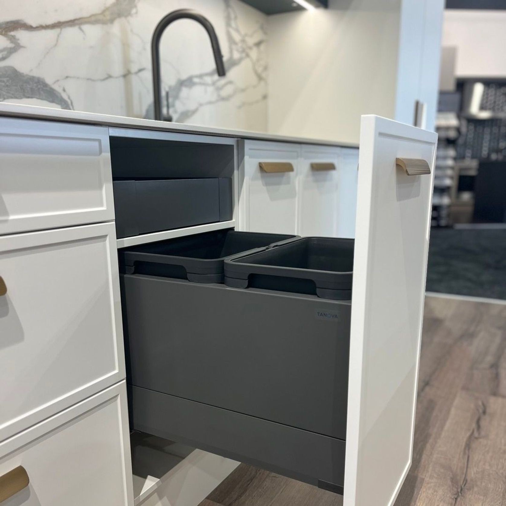 Tanova FLEX Kitchen Bin Solution For Slimline Drawers gallery detail image