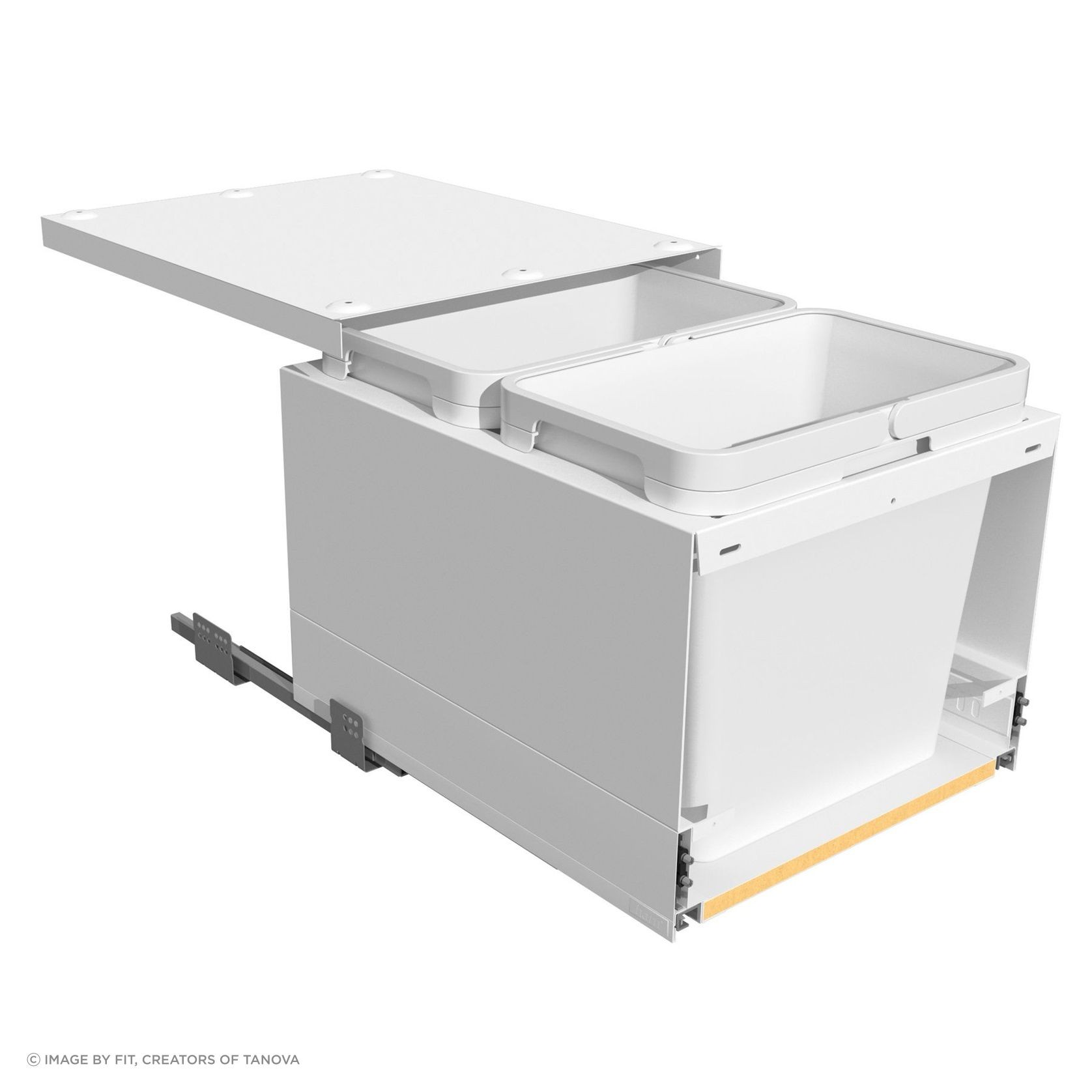 Tanova FLEX Kitchen Bin Solution For Slimline Drawers gallery detail image