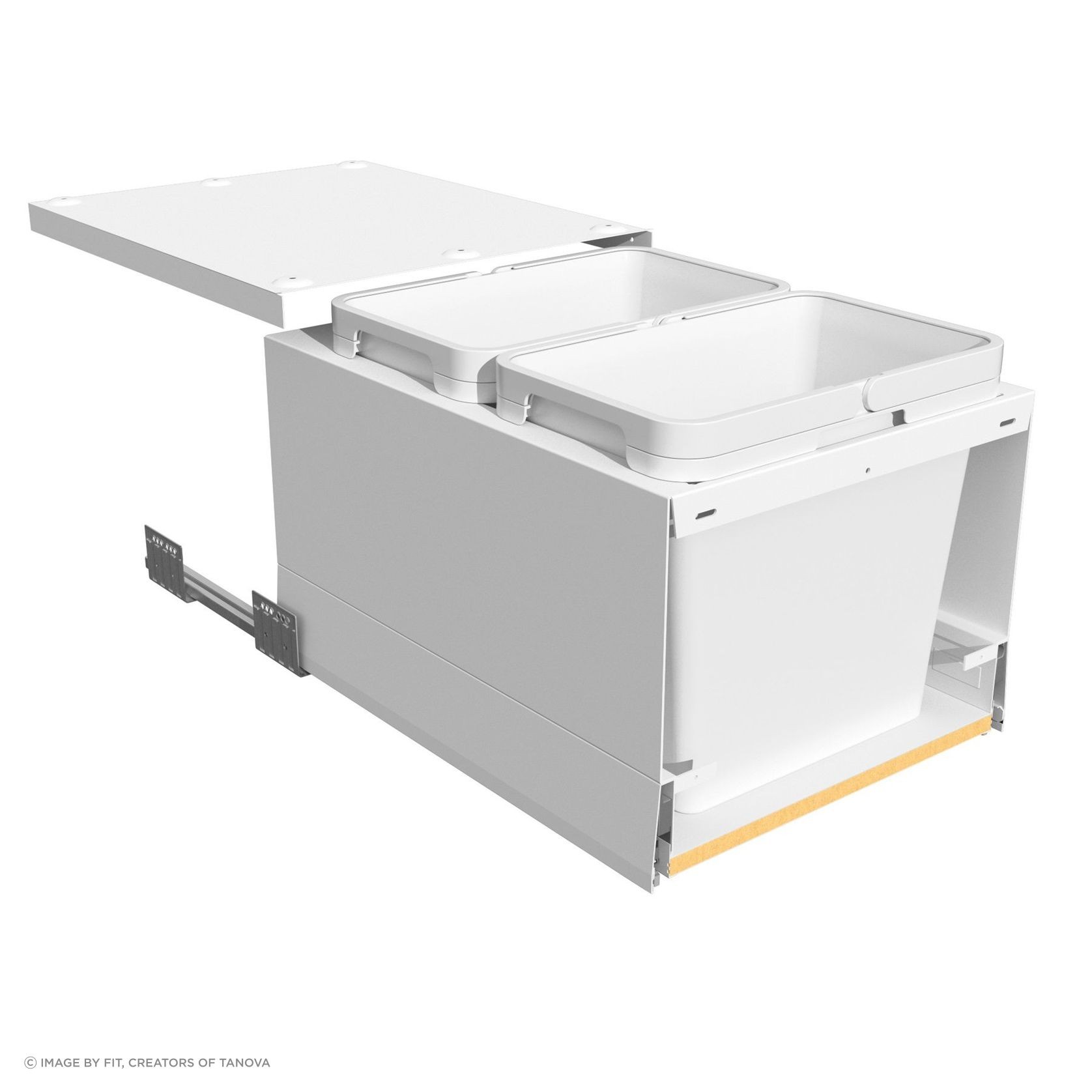 Tanova FLEX Kitchen Bin Solution For Slimline Drawers gallery detail image
