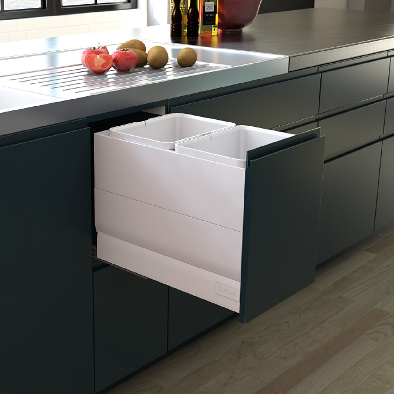 Tanova Designer Series Kitchen Waste Bins gallery detail image