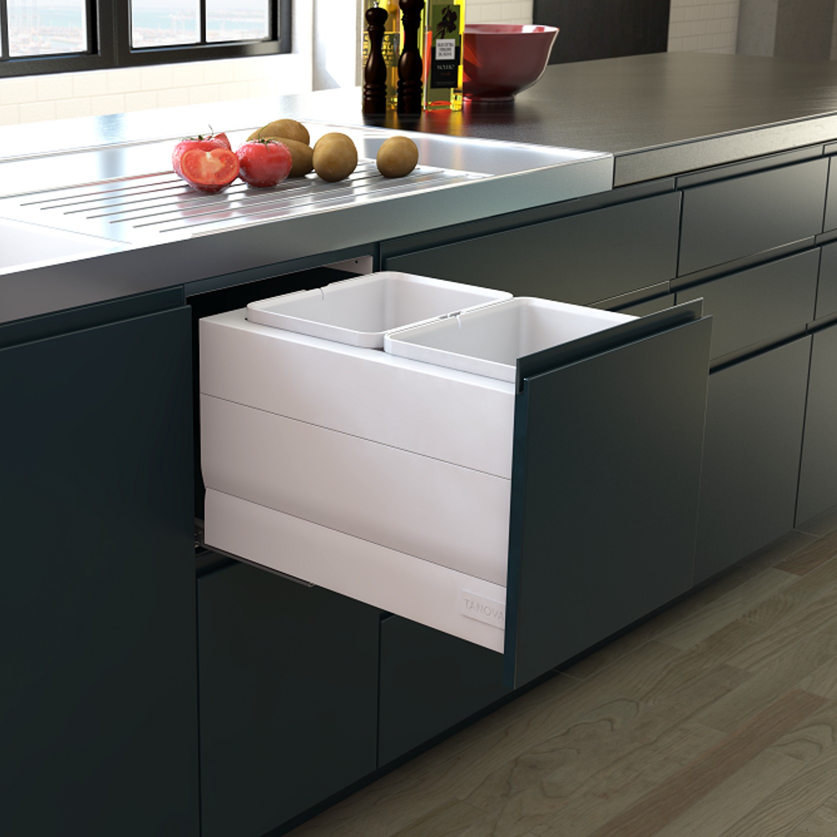 Tanova Designer Series Kitchen Waste Bins gallery detail image