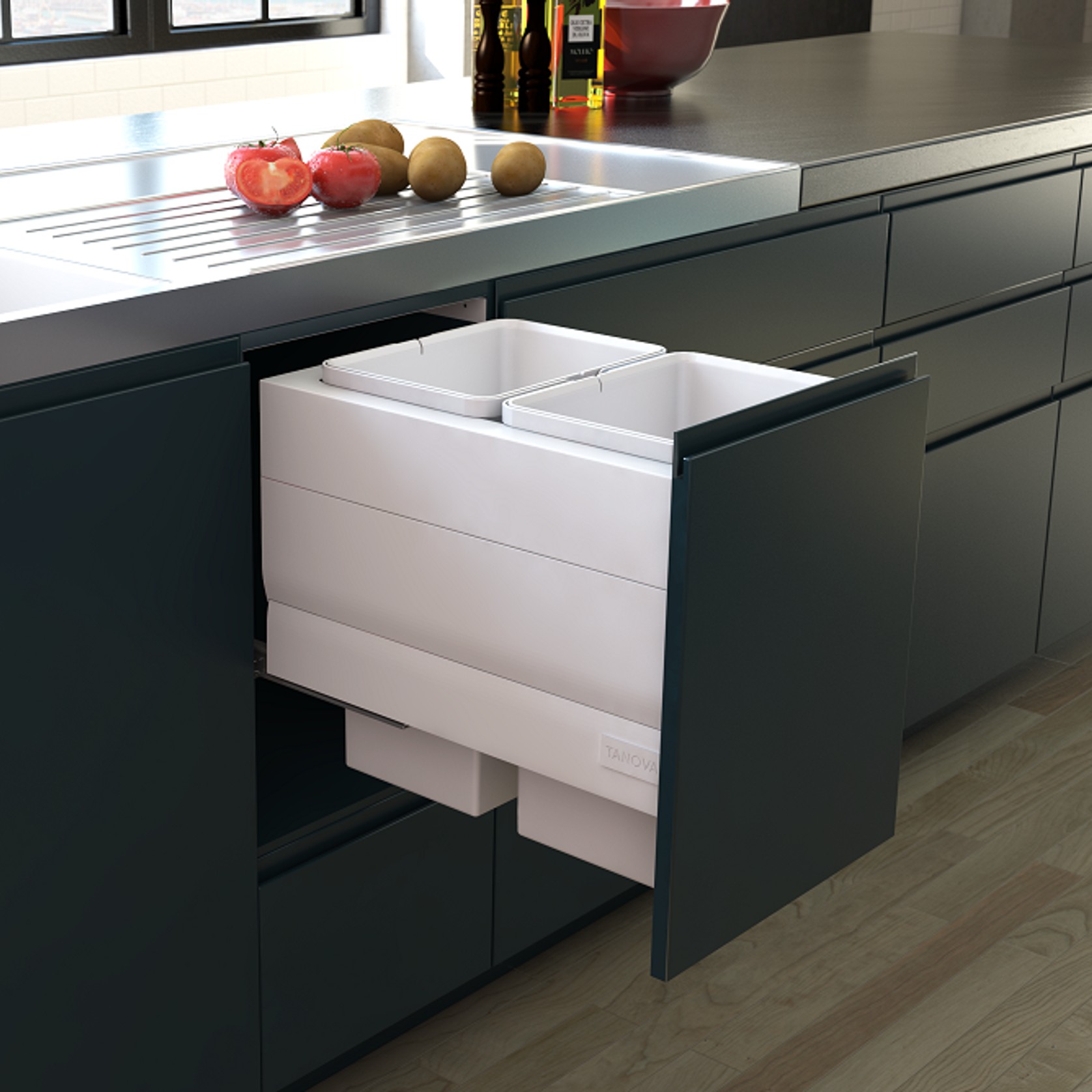 Tanova Designer Series Kitchen Waste Bins gallery detail image