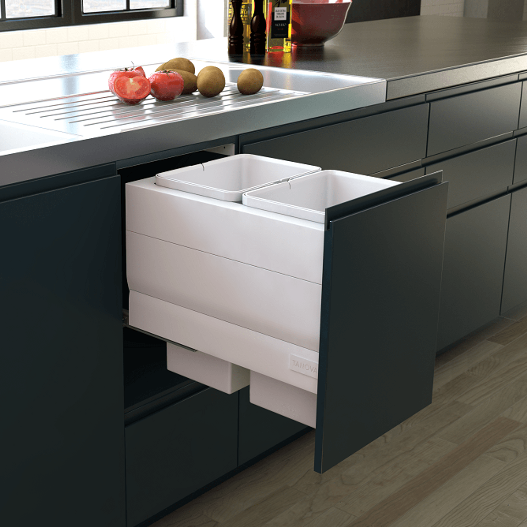 Tanova Designer Series Kitchen Waste Bins gallery detail image