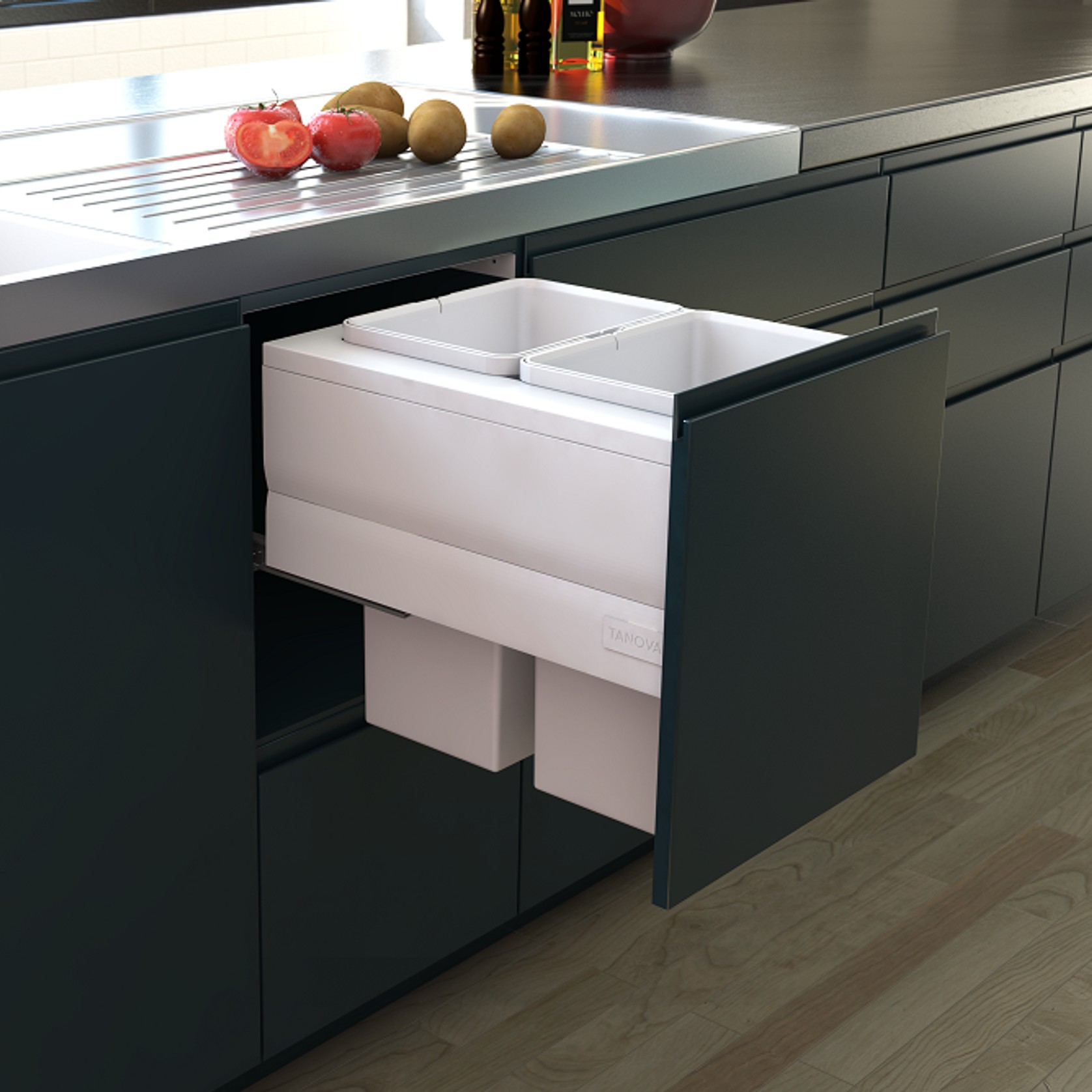 Tanova Designer Series Kitchen Waste Bins gallery detail image