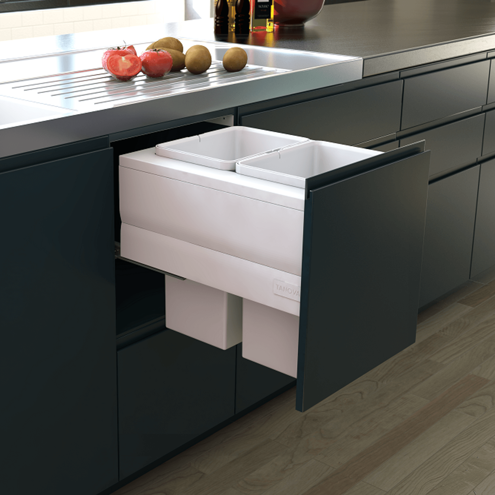 Tanova Designer Series Kitchen Waste Bins gallery detail image
