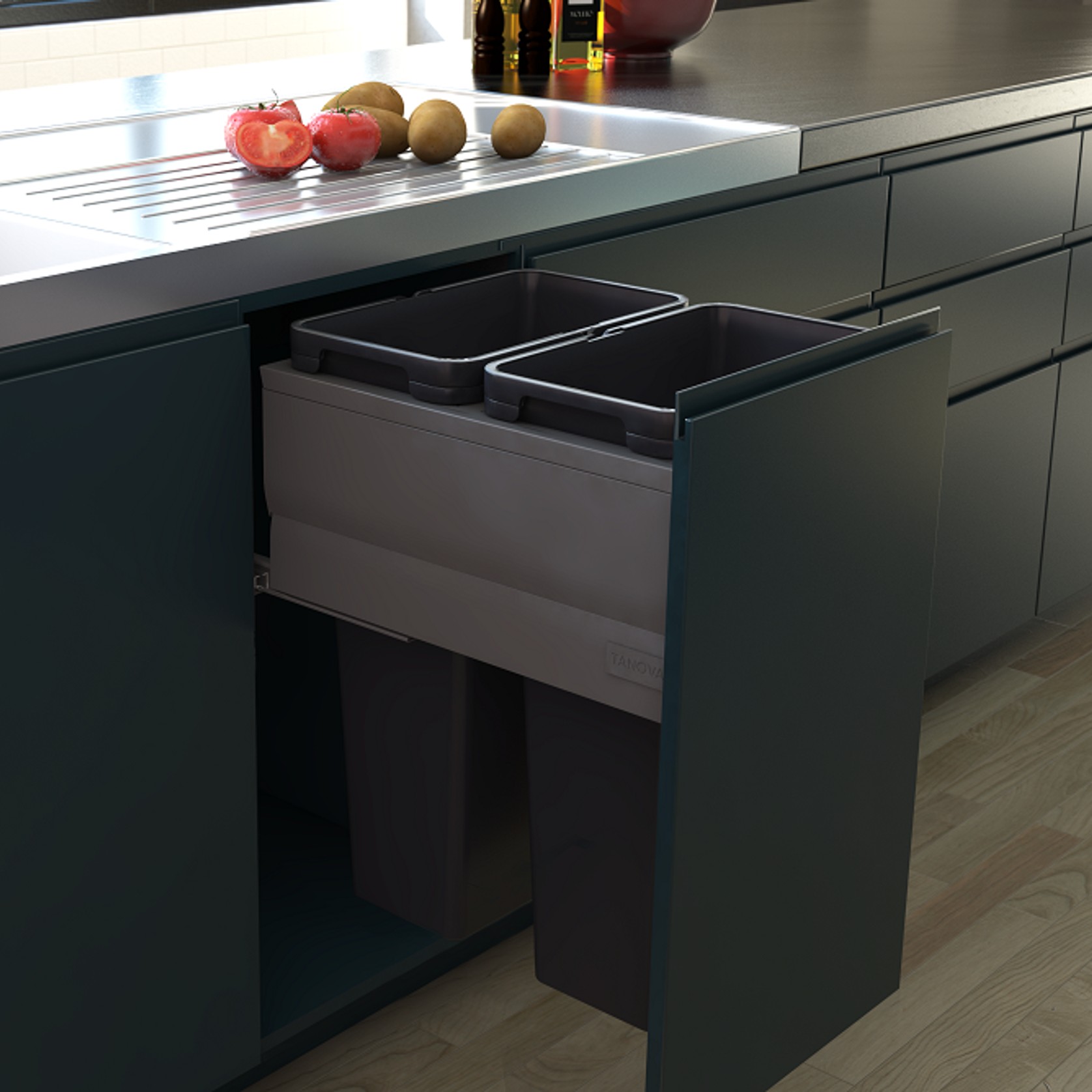 Tanova Designer Series Kitchen Waste Bins gallery detail image