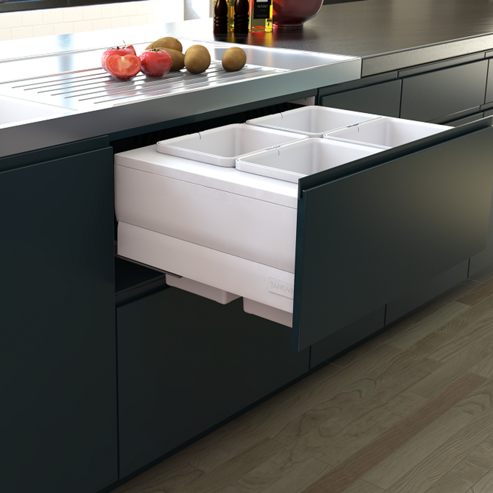 Tanova Designer Series Kitchen Waste Bins gallery detail image
