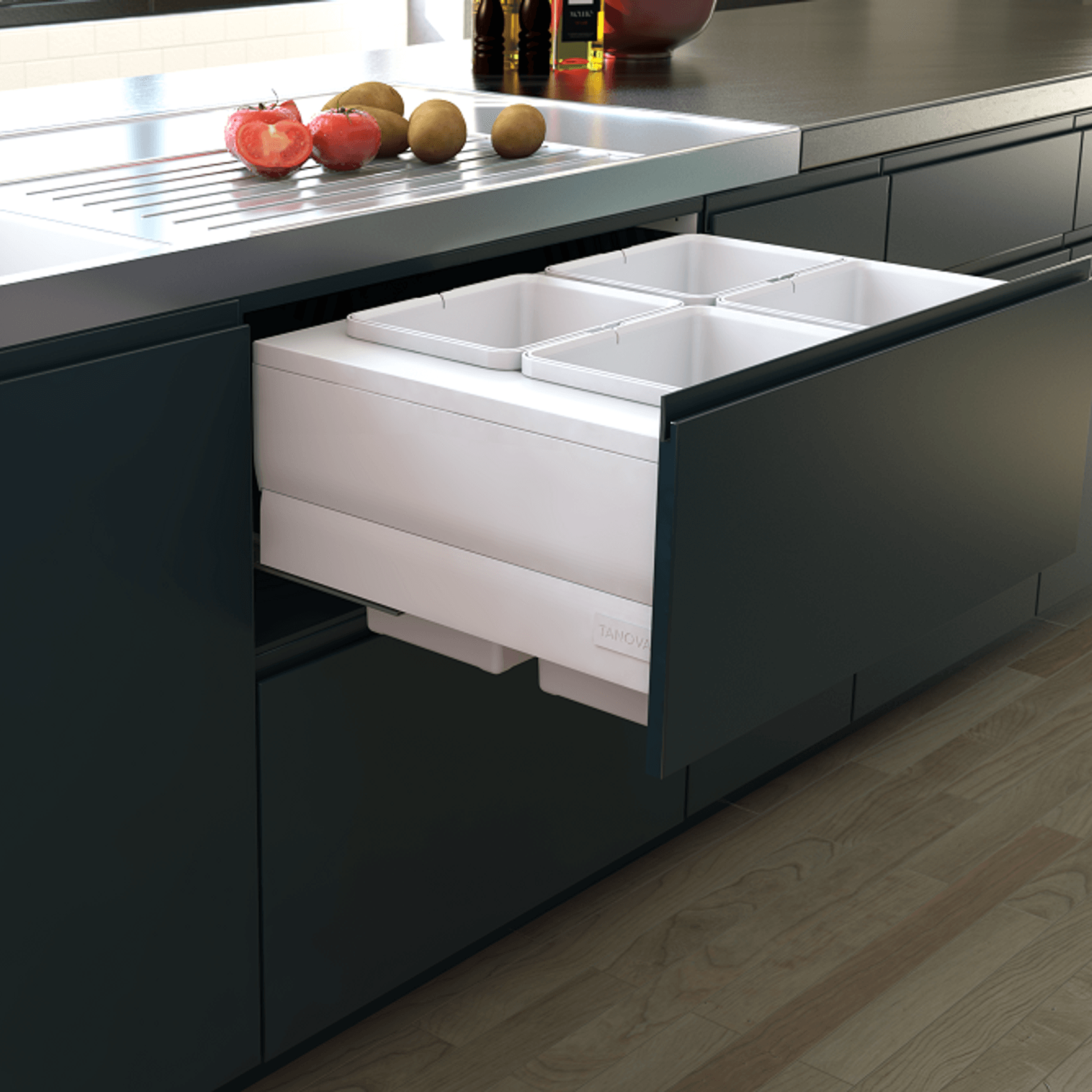 Tanova Designer Series Kitchen Waste Bins gallery detail image