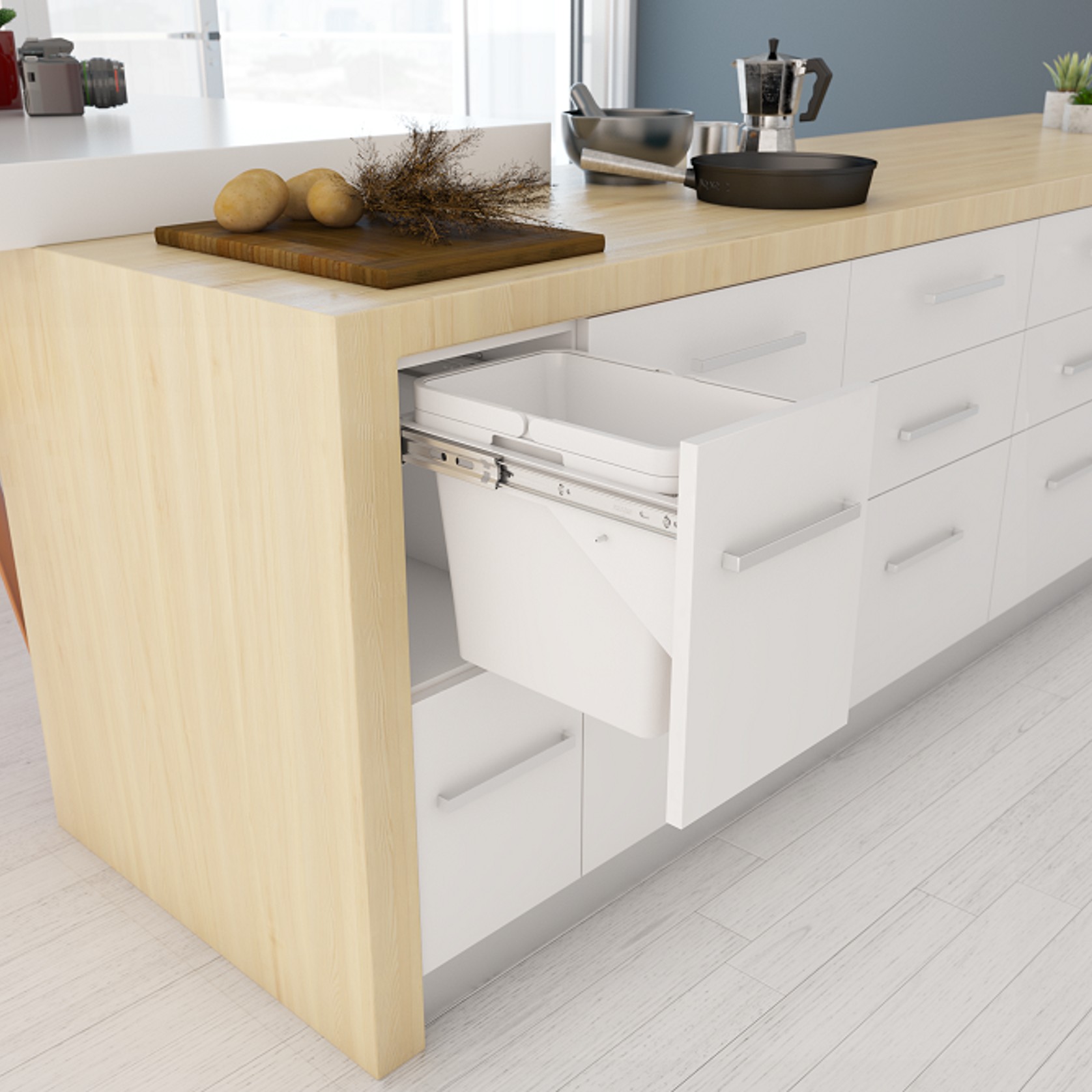 Tanova Simplex Kitchen Waste Bins gallery detail image