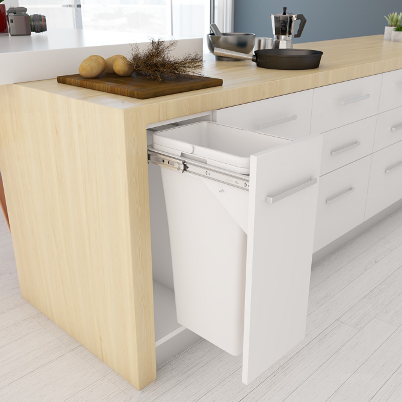 Tanova Simplex Kitchen Waste Bins gallery detail image
