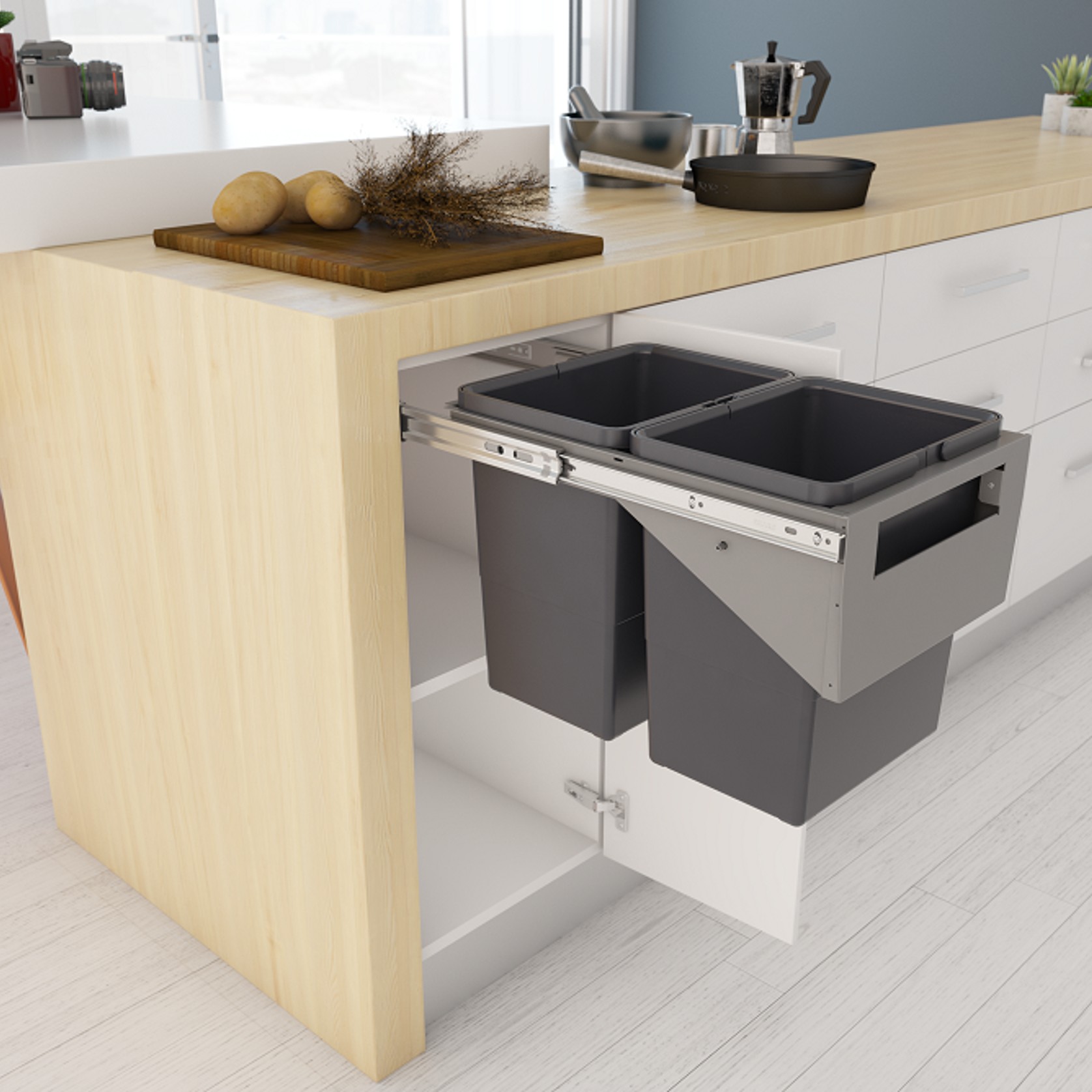 Tanova Simplex Kitchen Waste Bins gallery detail image