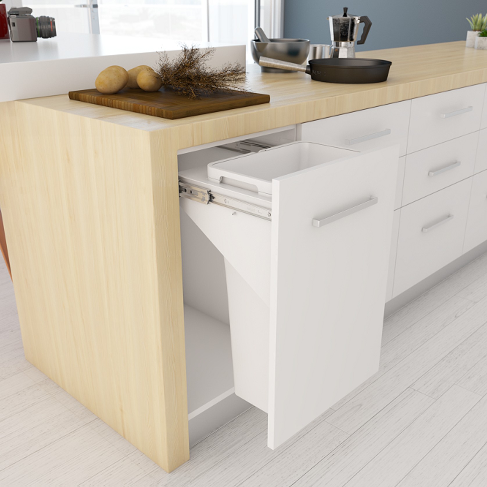 Tanova Simplex Kitchen Waste Bins gallery detail image