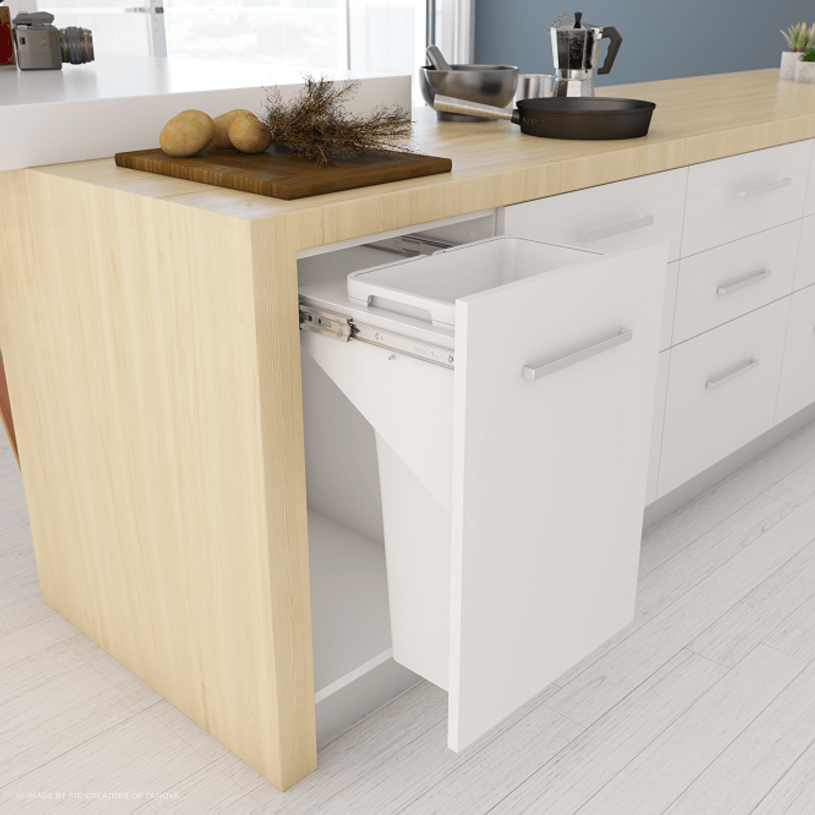 Tanova Simplex Kitchen Waste Bins gallery detail image