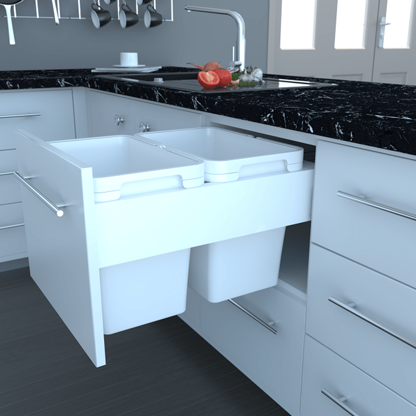 Tanova Simplex Plus Kitchen Waste Bins gallery detail image