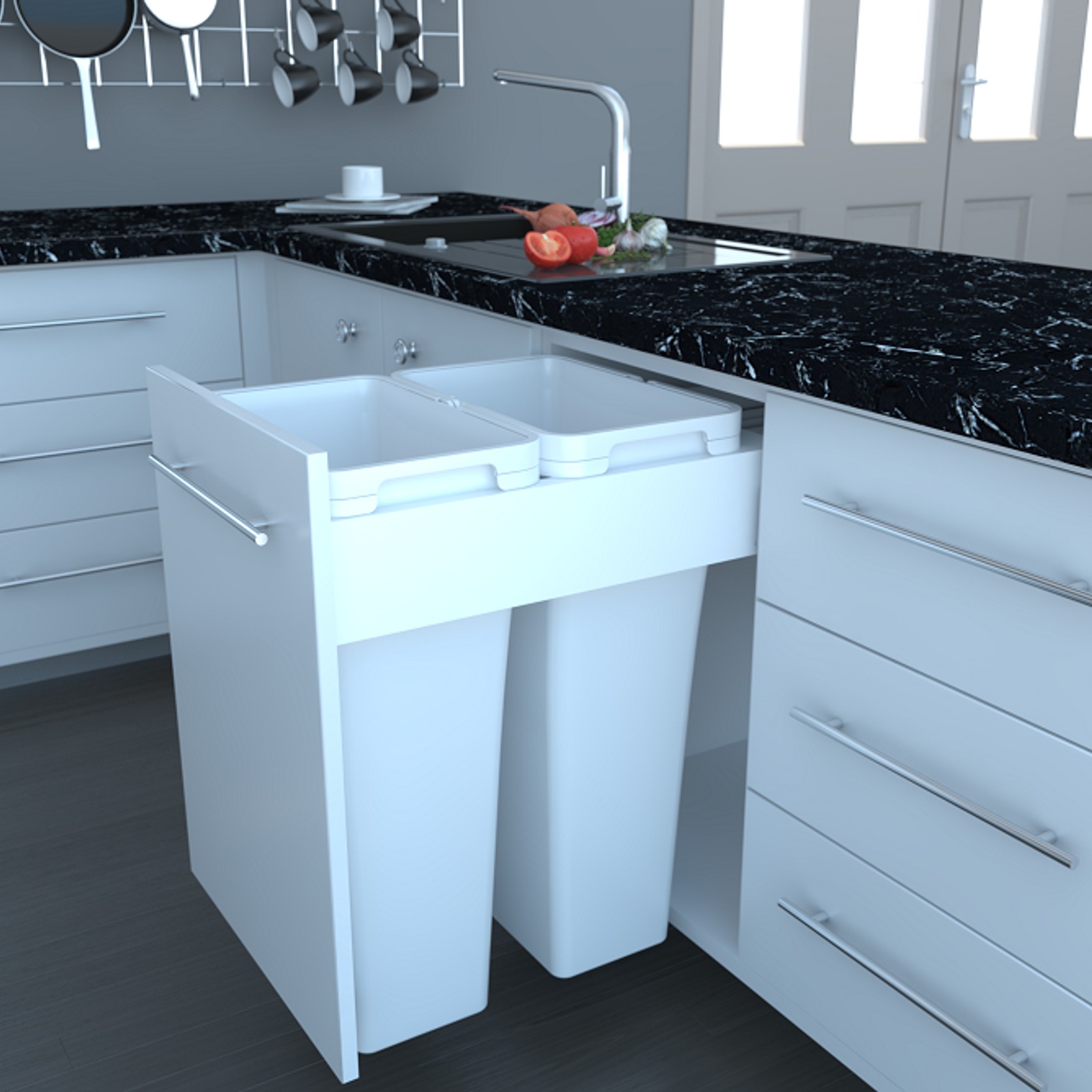 Tanova Simplex Plus Kitchen Waste Bins gallery detail image