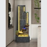 Modern Tiered Water Feature 62 x 42 x 170cm gallery detail image
