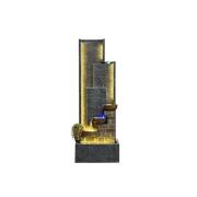 Modern Tiered Water Feature 62 x 42 x 170cm gallery detail image