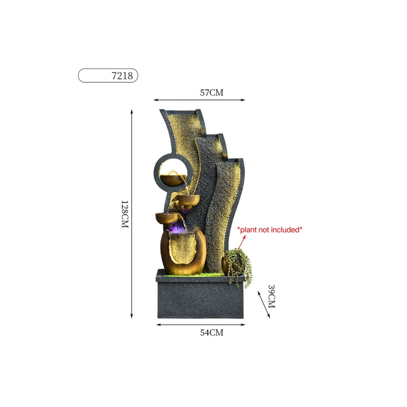 Mystic Water Feature  57 x 39 x 128cm gallery detail image