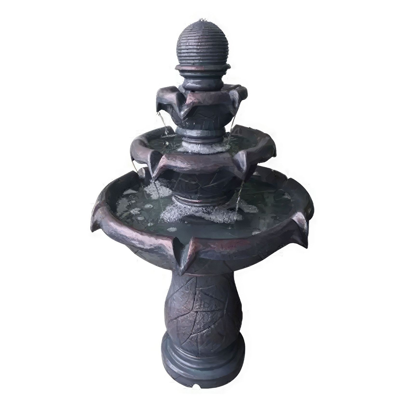 3 Tier Water Fountain Black ArchiPro NZ