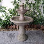 3 Tier Water Fountain - Brown gallery detail image