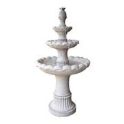 3 Tier Water Fountain - White gallery detail image