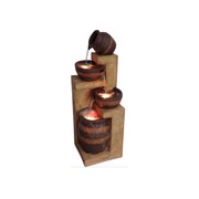Rustic Tiered Pot Water Feature 38 x 38 x 117 gallery detail image