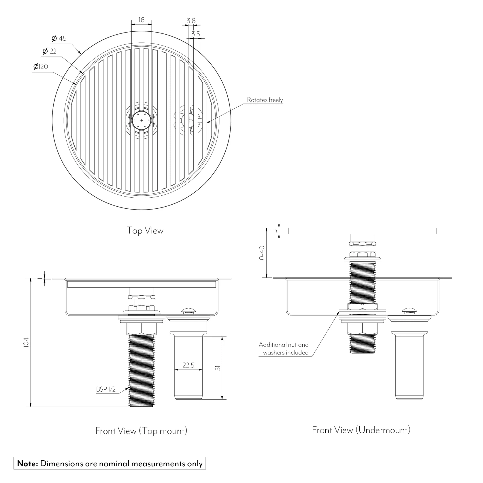 Mini Water Filter Tap with Font Drain gallery detail image