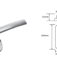 Legge 500 Series Cisa (59) Door Furniture gallery detail image