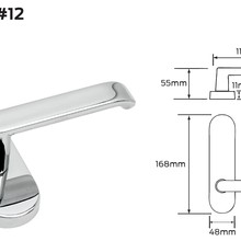 Legge 500 Series Leonardo (12) Door Furniture gallery detail image