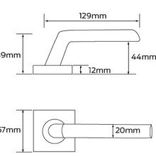 Legge 8000 Series Cisa (59) Door Furniture gallery detail image