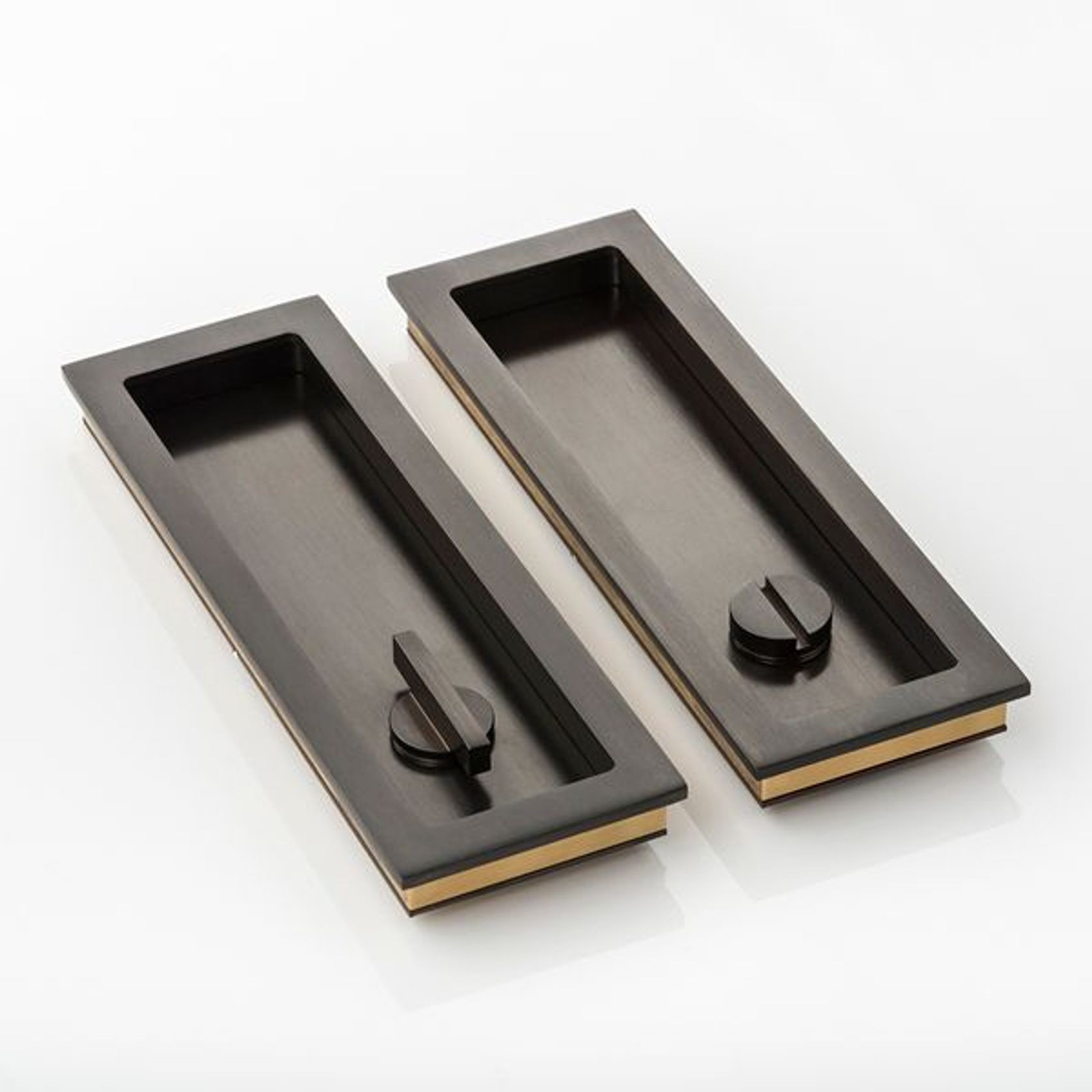Joseph Giles Rectangular Recessed Privacy Pull gallery detail image