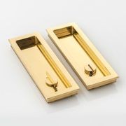 Joseph Giles Rectangular Recessed Privacy Pull gallery detail image