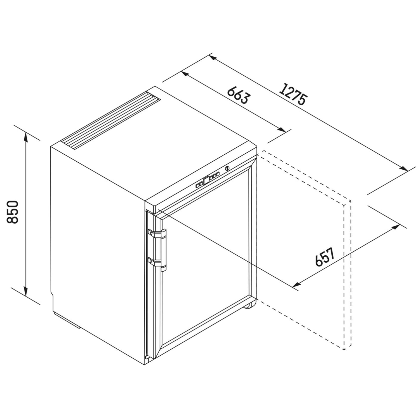 WKb 1712 Barrique | Single Zone Freestanding Wine Cellar gallery detail image