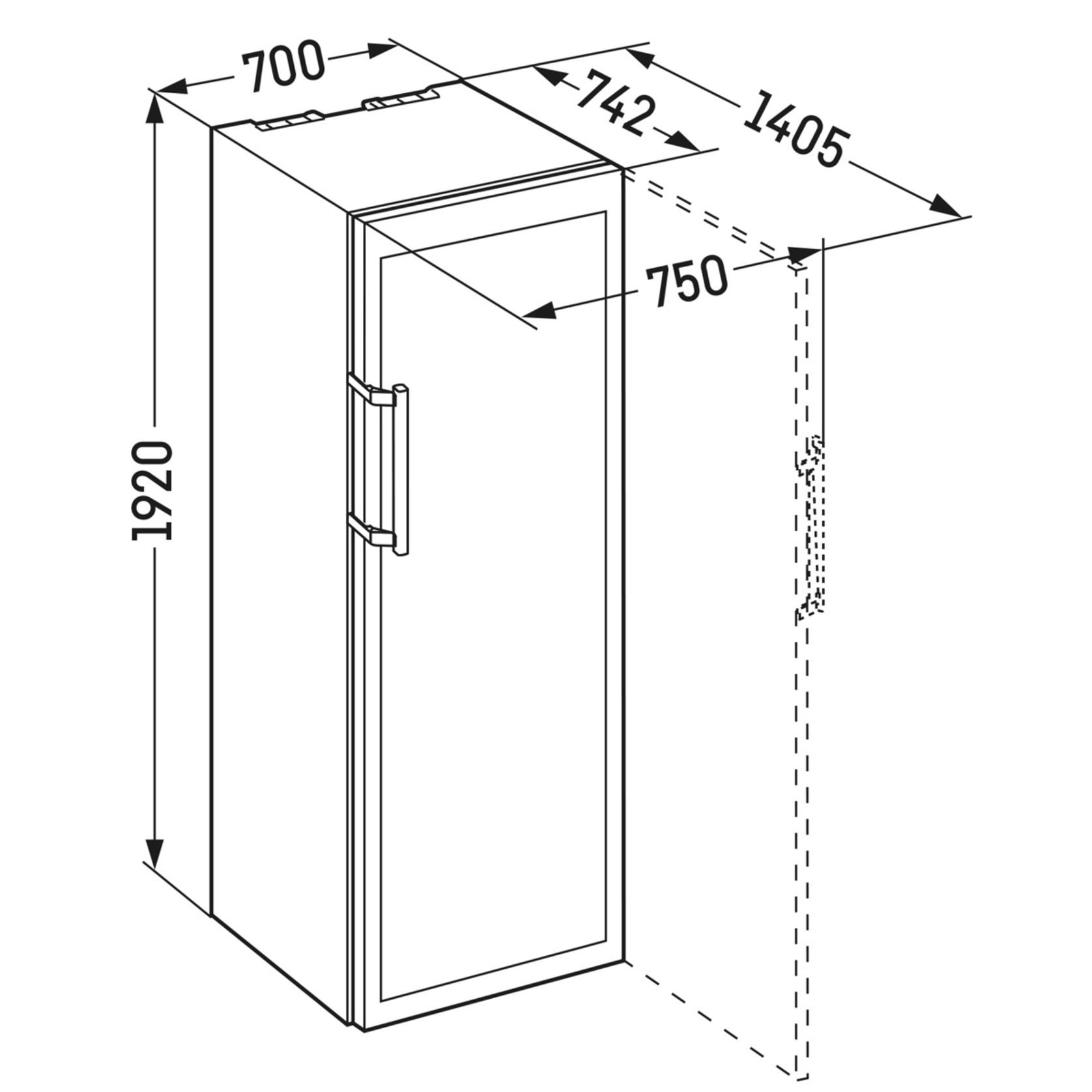 WTes 5872 Vinidor | Triple Zone Freestanding Wine Cellar gallery detail image