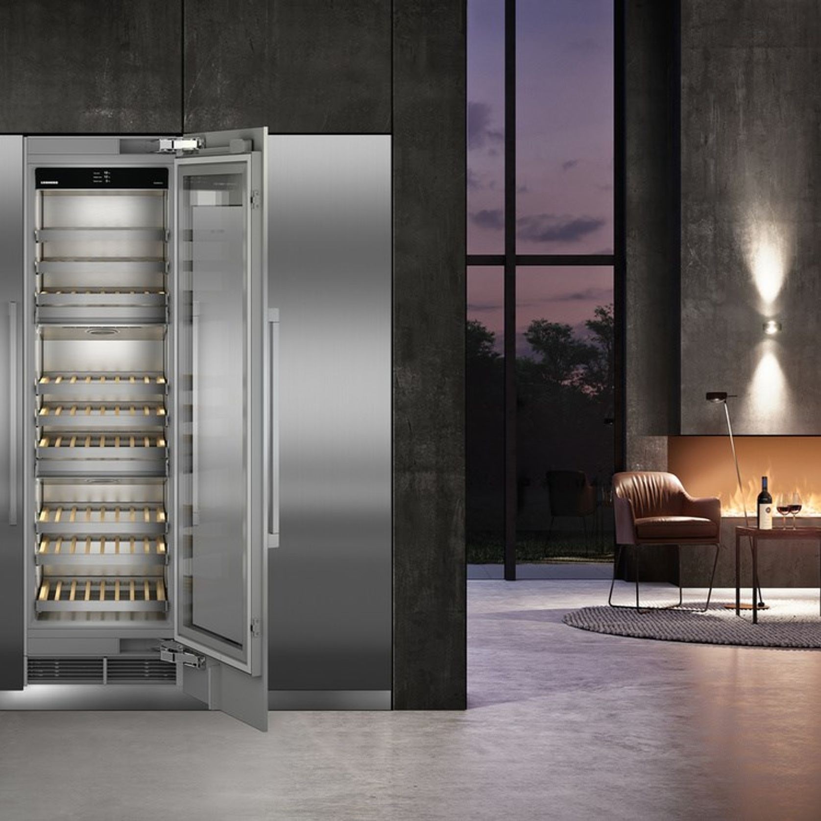 Liebherr Monolith Integrated Triple Zone Wine Cellar w.610 gallery detail image